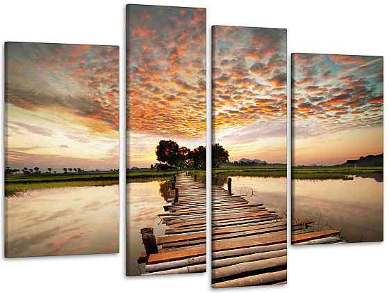 Модульна картина Міст Природа Art-145_4 Київ