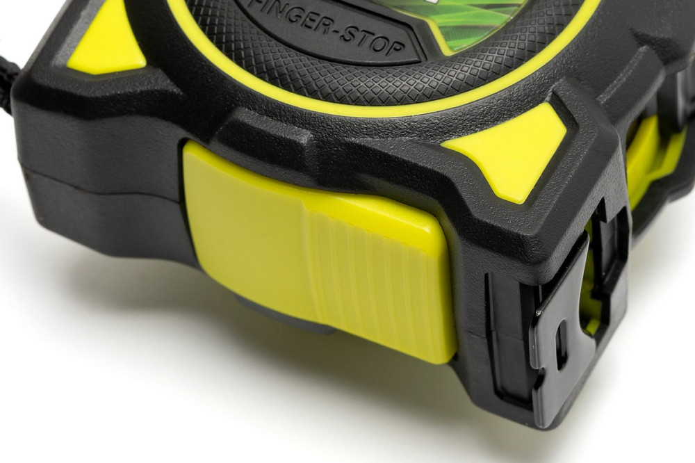 WERTVOLL Рулетка WERTVOLL 8 м х 27 мм фіксатор полотна кнопка STOP покриття TPR нейлонове покри Київ - фото 4