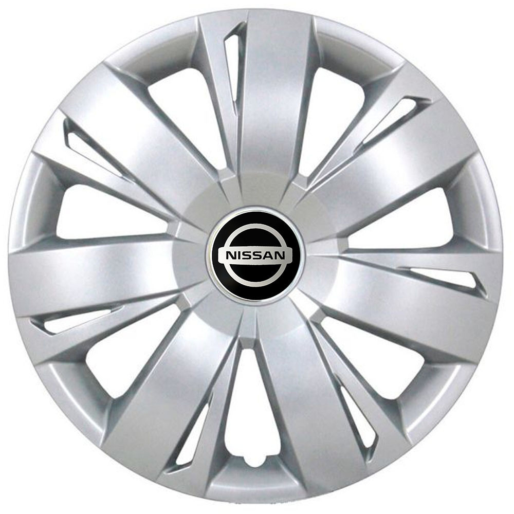 Автомобильные модельные колпаки R16 Nissan 411 4шт, SJS, серебряные Киев - изображение 1