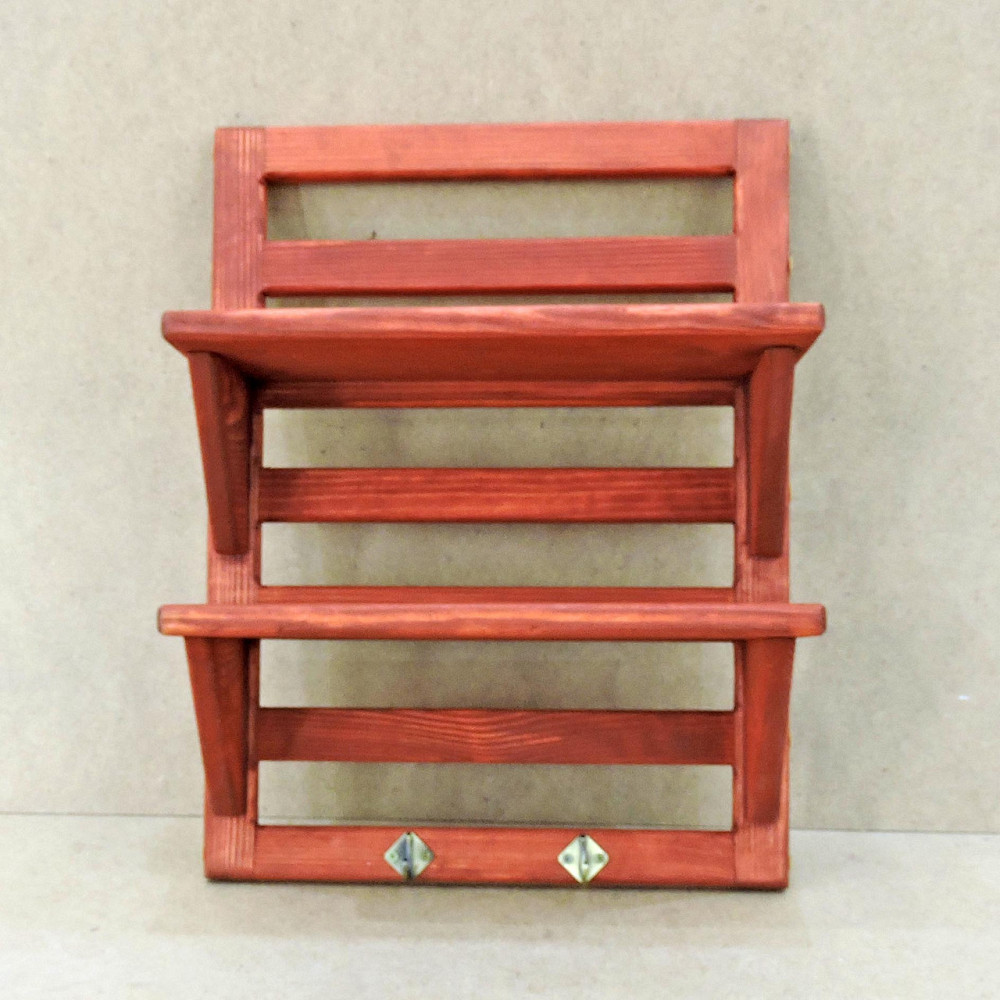 Настінна полиця "Макау" корал Миколаїв - фото 2