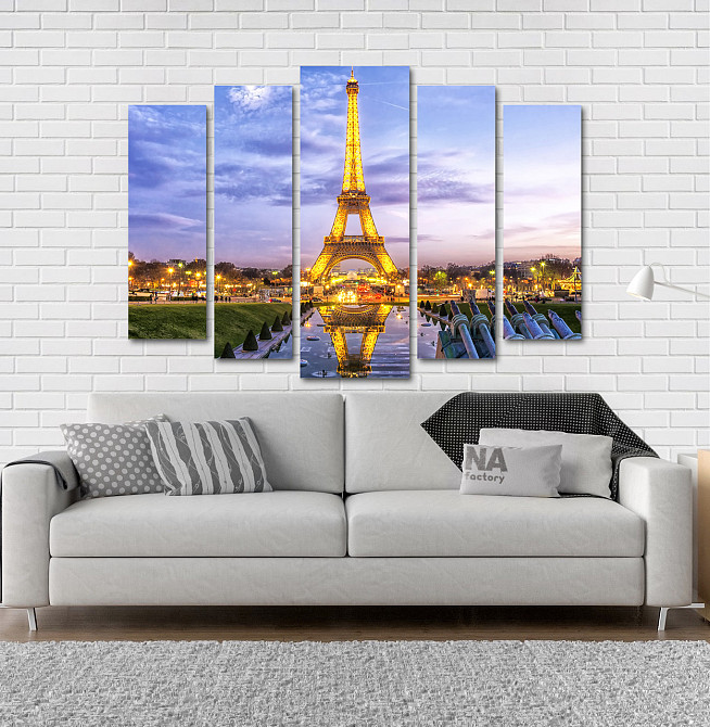 Модульная картина Париж Башня Art-168_5 Киев - изображение 2