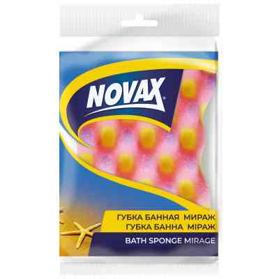 Губка для купания Novax Mirage 1 шт. (4823058320526) Винница
