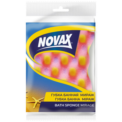 Губка для купания Novax Mirage 1 шт. (4823058320526) Винница - изображение 1