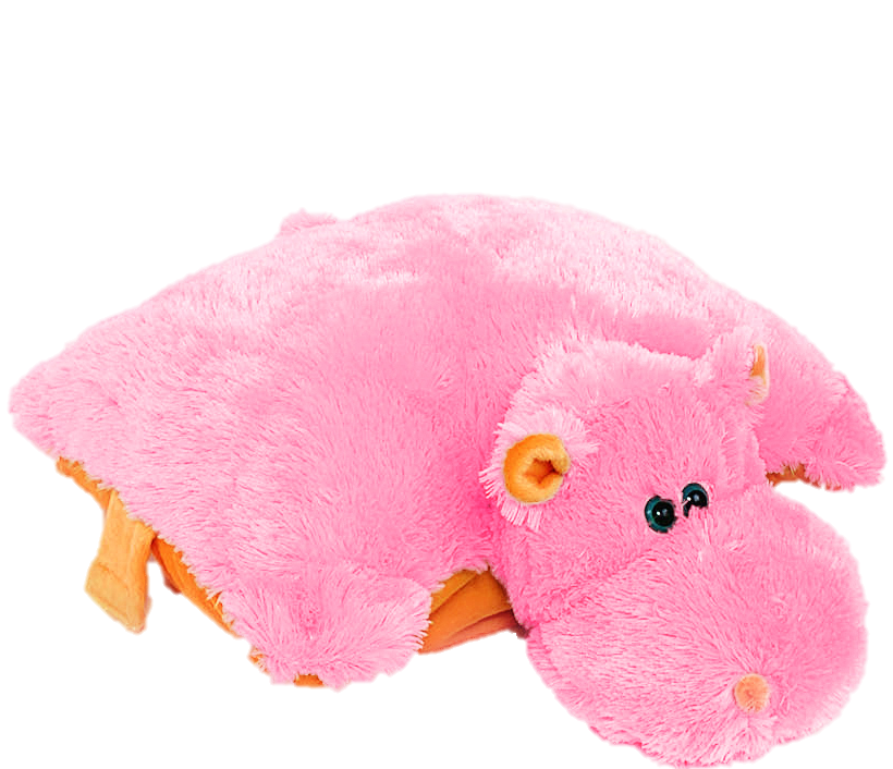 Подушка Алина Бегемот 55 см розовый Киев - изображение 1