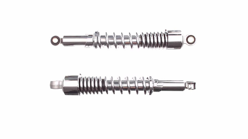 Амортизатори (пара) мотоцикл Ява 345mm, регульовані (хром) Мукачево - фото 1