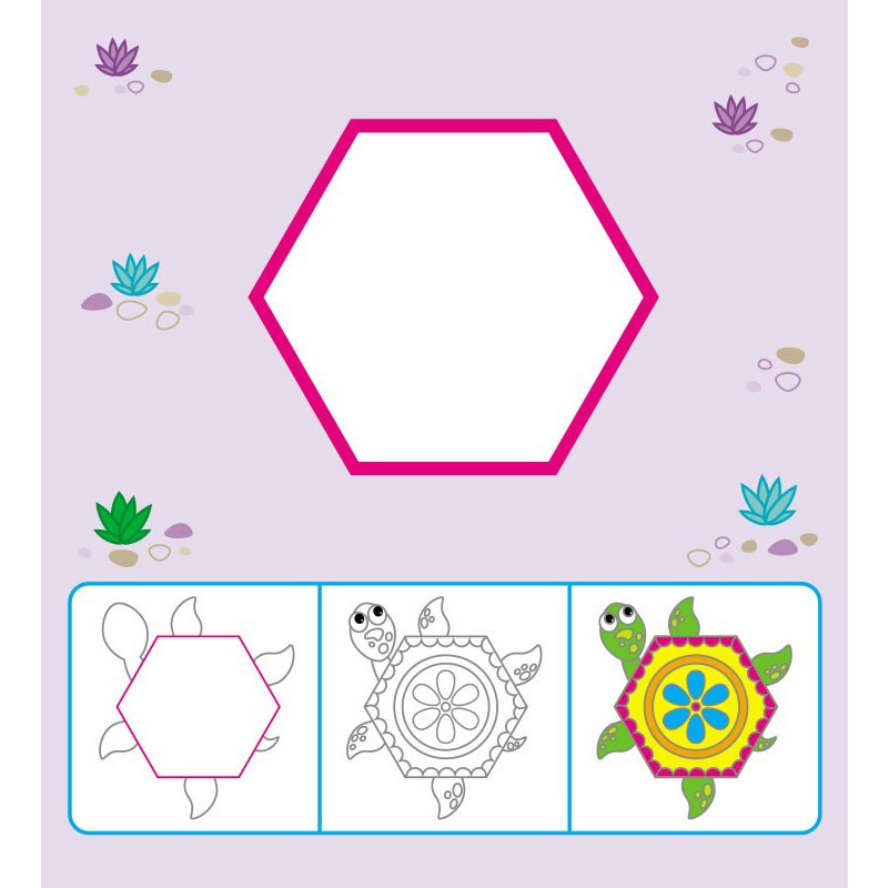 Дитяча багаторазова розмальовка "Диво-фігурки" 559006, 5 сторінок Вінниця - фото 3