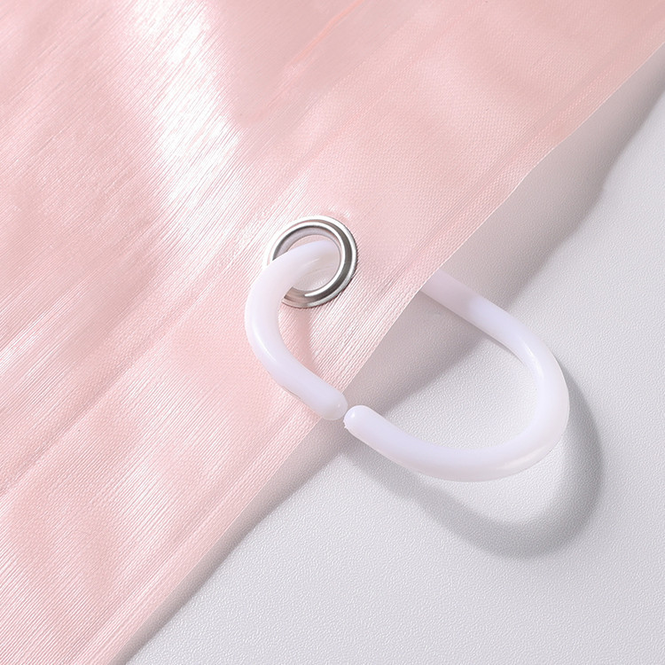 Шторка для ванны из полиэстера водонепроницаемая Bathlux 180x180 см с кольцами, занавеска для ванной комнаты Каменец-Подольский - изображение 5