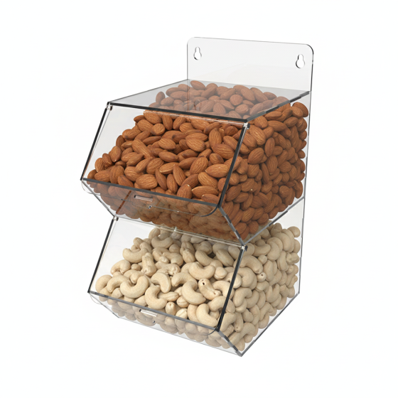 Диспенсер EKOSTAR вертикальный для мармеладов, снеков, орехов 2 ячейки Киев