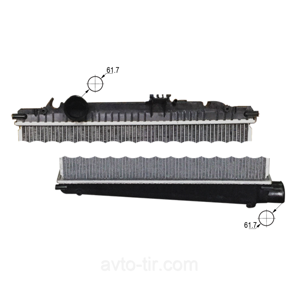 Радиатор без рамы DAF CF85 E3, E5 1371372 1434917 1627415 1668227 1698298 1698299 1739551 1954990 Луцк - изображение 5