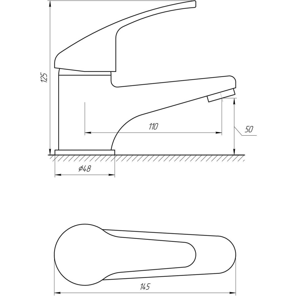 Смеситель для умывальника Globus Lux Solly GLSO-0401 (000016167) Киев - изображение 5