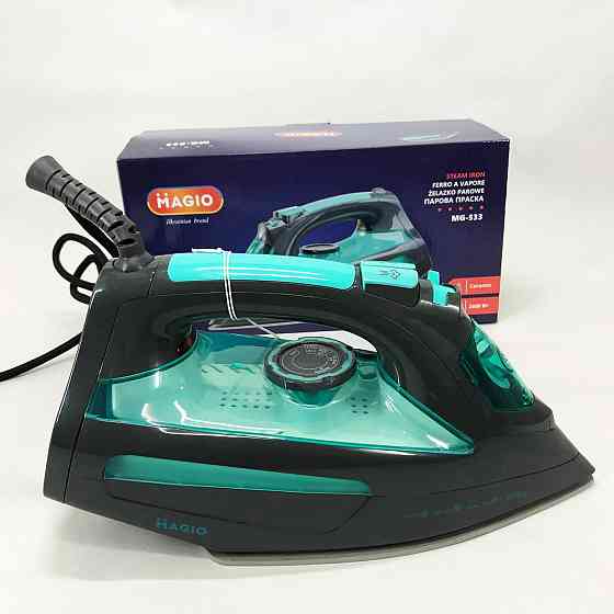 Праска відпарювач для прасування речей Magio MG-533 2600 Вт, Парова праска ZJ-704 для одягу Київ