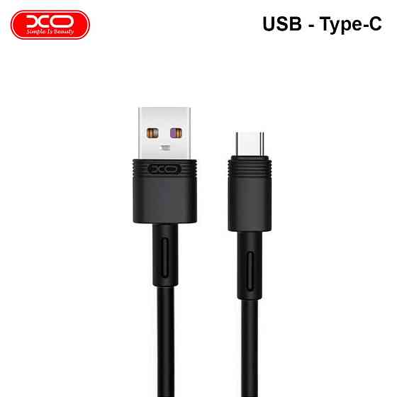 Кабель для зарядки и синхронизации USB XO NB-Q166 5A USB-Type-C 1М Черный Каменец-Подольский