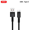 Кабель для заряджання та синхронізації USB XO NB-Q166 5A USB - Type-C 1М Чорний