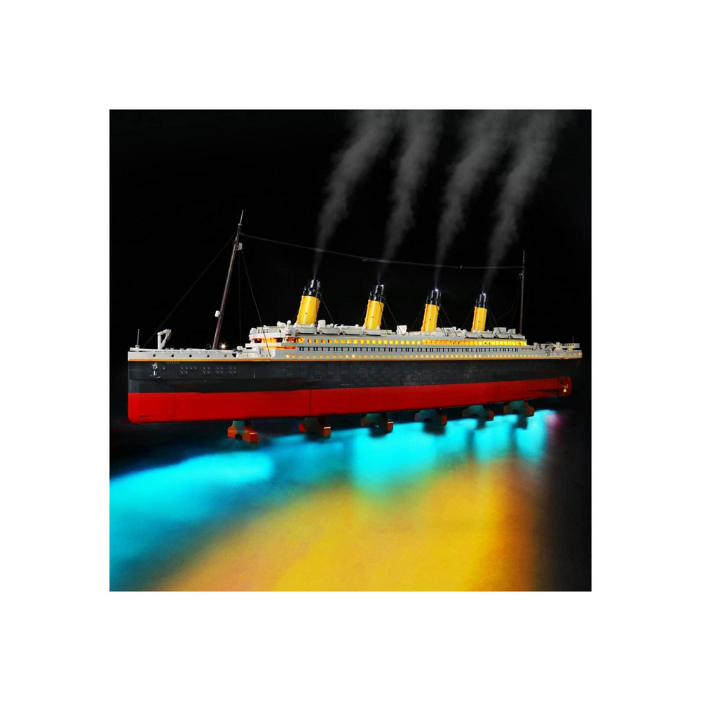 Набор подсветки LED комплект YAKI 10294 Titanic классический зелёный USB питание ABS совместим с Lego 10294 Киев - изображение 6
