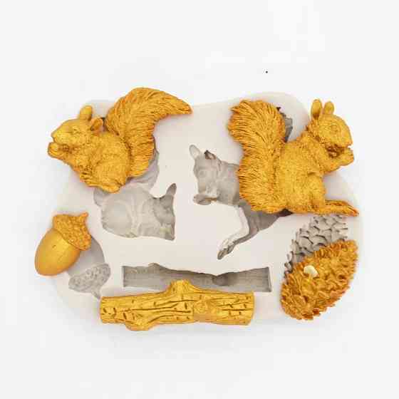 Молд силіконовий Білки 69 на 97 мм сірий Київ