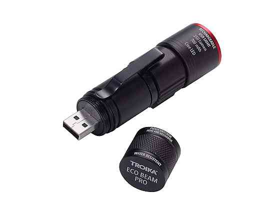 Фонарик-брелок Troika Eco Beam Pro Led 350лм (3 режима) Черный Киев