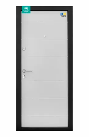 Двері вхідні Міністерство дверей ПБ-202 Дуб грифель / пломбір 860х2050 мм Київ