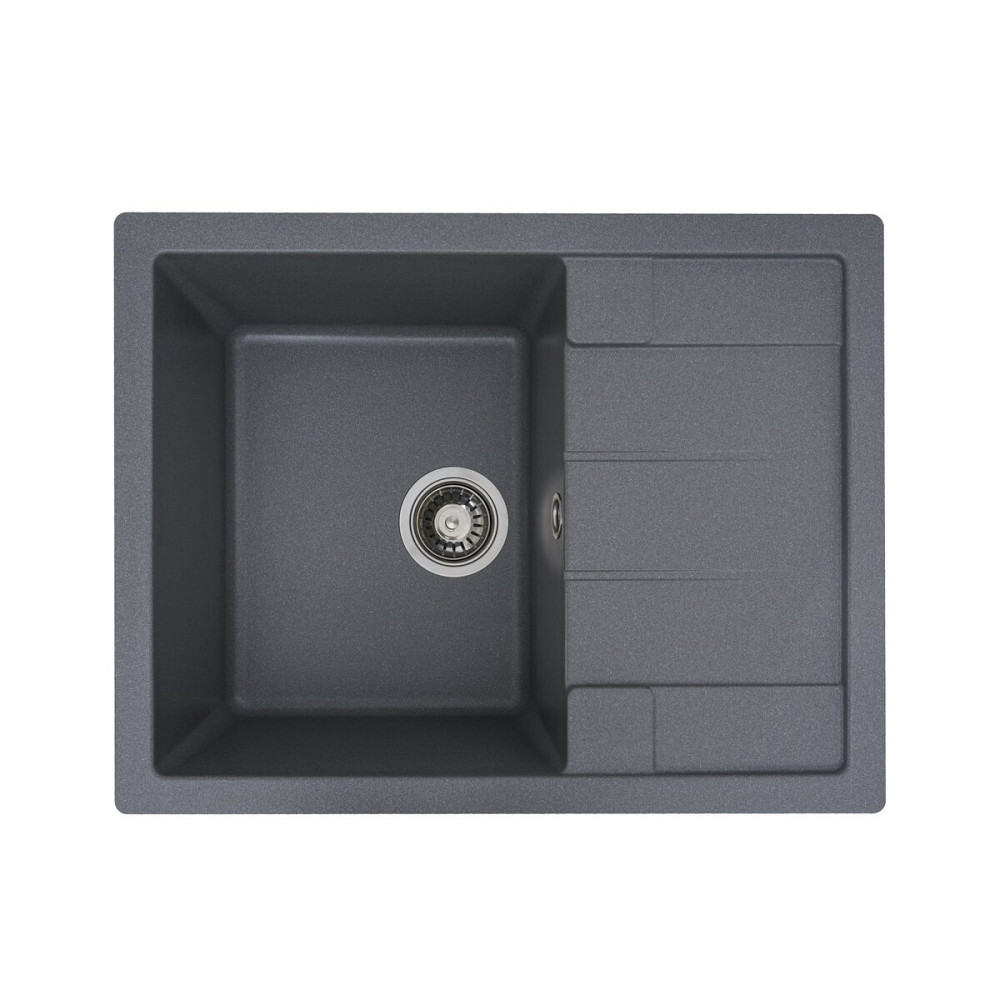 Гранітна мийка для кухні VALESO INTENSO 6550 матова Сірий мусон Коломыя - изображение 2