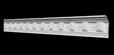 Потолочный плинтус 2м   GP-7  116х57 mm подходит для натяжных потолков Днепр