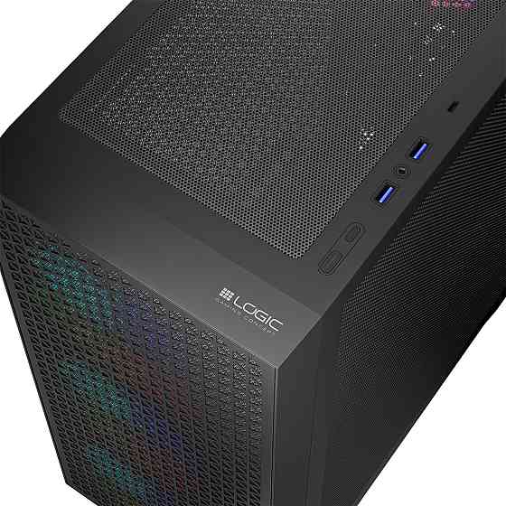 Корпус LogicConcept DART PRO ARGB MIDI BLACK MESH fans 4x120mm без БЖ ATX Вінниця