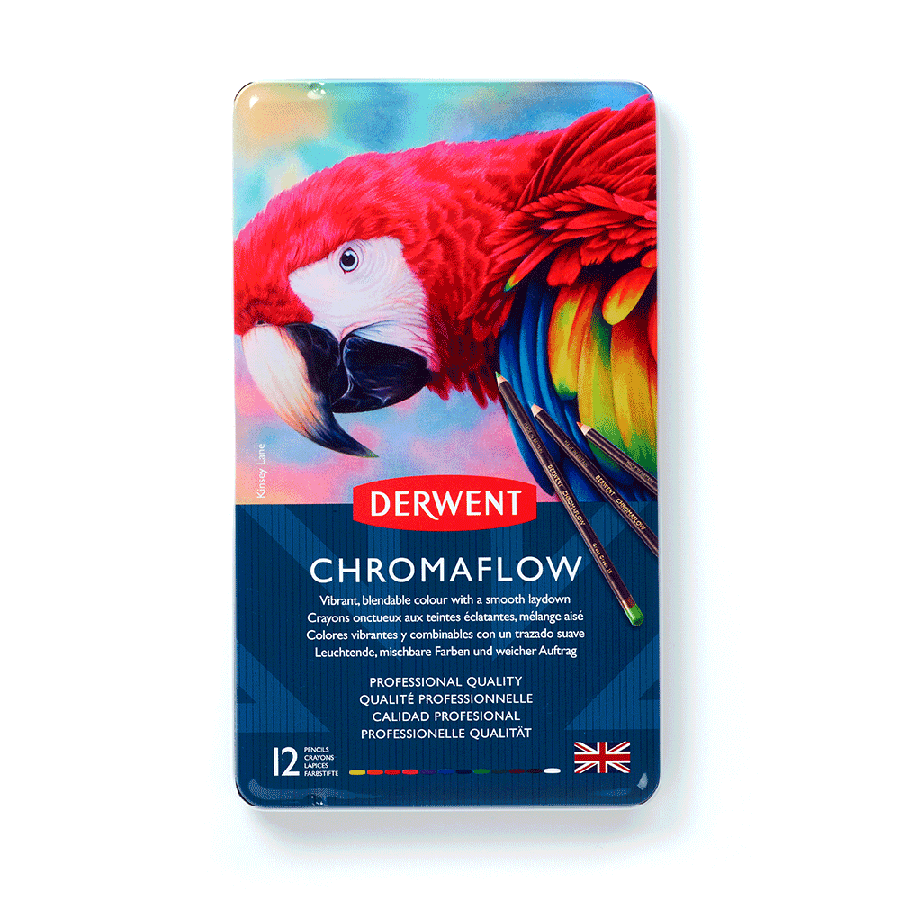 Цветные карандаши Colour Chromaflow 12 шт Derwent Киев - изображение 2
