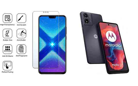 Защитное стекло NeoGlass для Motorola Moto G04s – ультрапрозрачное и устойчивое Киев