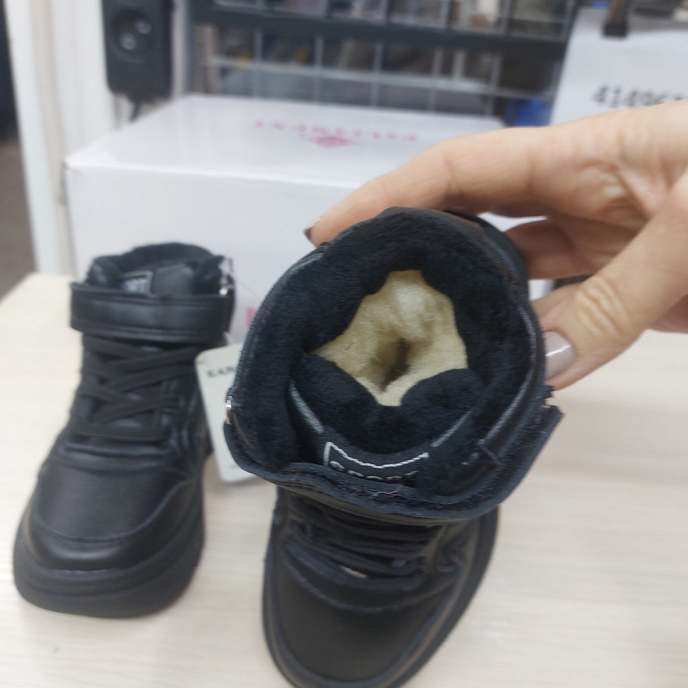 Детские зимние кроссовки хайтопы на мальчика 26,27,28,29,30,33,34 маломерки18,3 см Николаев - изображение 3