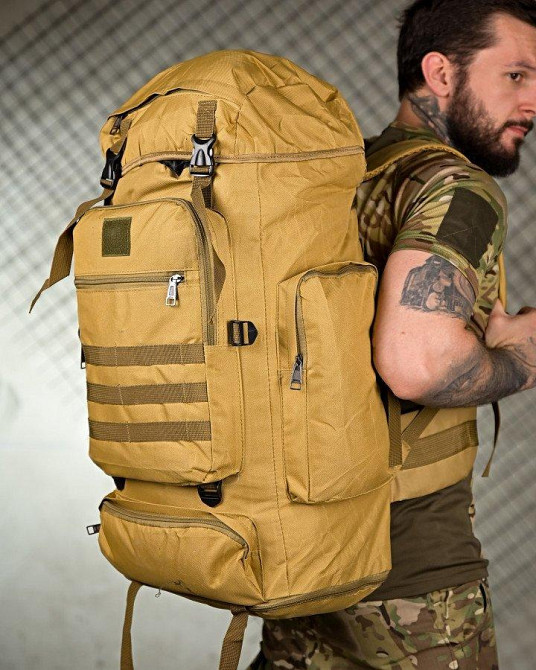 Милитари рюкзак baksik  coyot ПП4726 Одесса - изображение 2