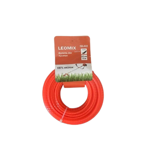 Ліска для тримера d3,0мм 15м зріз/пила LEOMIX Житомир - фото 1
