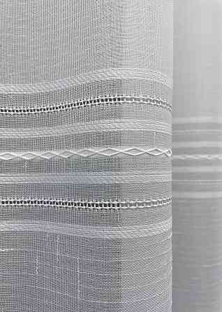 Тюль VR-Textil 1430т Кружево Лен Белый 300х270 см (42-0255) Киев