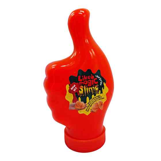 В'язка маса, слайм "LIKE Magic Slime" LMS-01-01U 300 гр Помаранчевий Вінниця