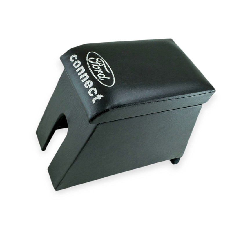 Подлокотник автомобиль Форд connect серый с вышивкой (кожзам) Мукачево - изображение 1