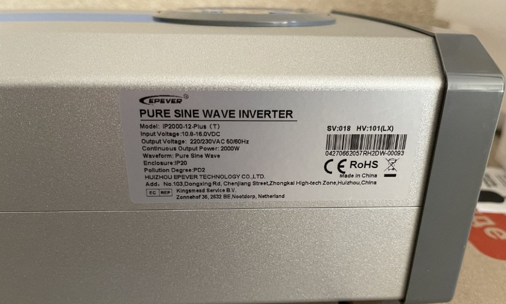 Преобразователь напряжения EPEVER IP2000-12-PLUS 12В. Харьков - изображение 5