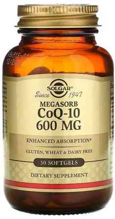 Коэнзим Q10 Solgar Megasorb CoQ-10 600 мг 30 гел капс Киев