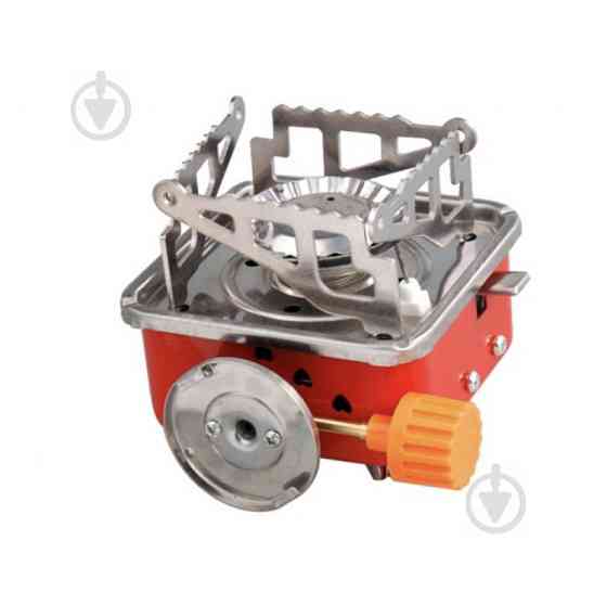 Плита газова туристична KOVAR К-202 з п'єзопідпалом Червоний (300538) Коломыя