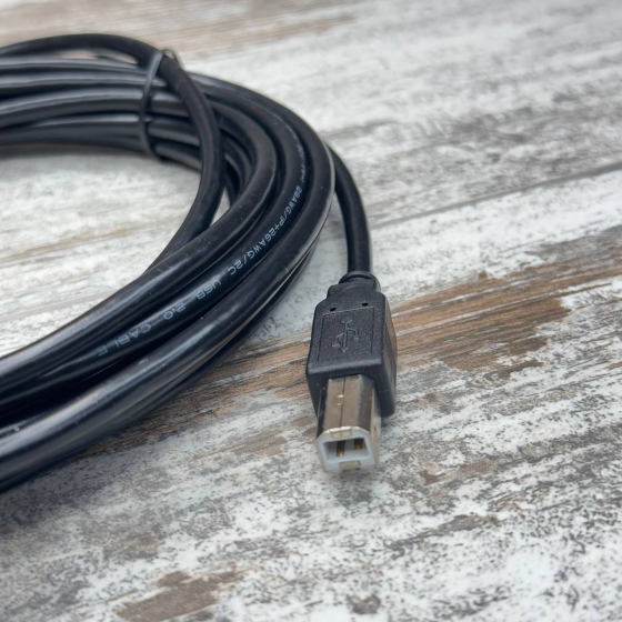 Кабель USB 2.0 AM - BM довжиною 5 метрів призначений для підключення принтерів, сканерів, багатофункціональних пристроїв та іншої Київ