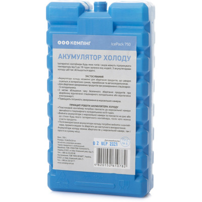 Акумулятор холоду Кемпінг 750 г (4820152610782) Вінниця - фото 4