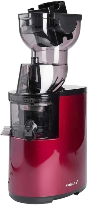 Соковитискач комбінований Sokany JE-25 300 Вт, 6-лопатеві леза, склянка, що не б'ється, захист від крапель Одеса - фото 5