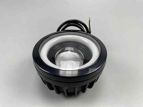 Світлодіодна фара LED кругла 40W + LED кільце, додаткове світло туманна фара Мукачево