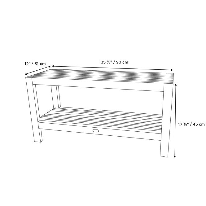 Лавка для ванной 