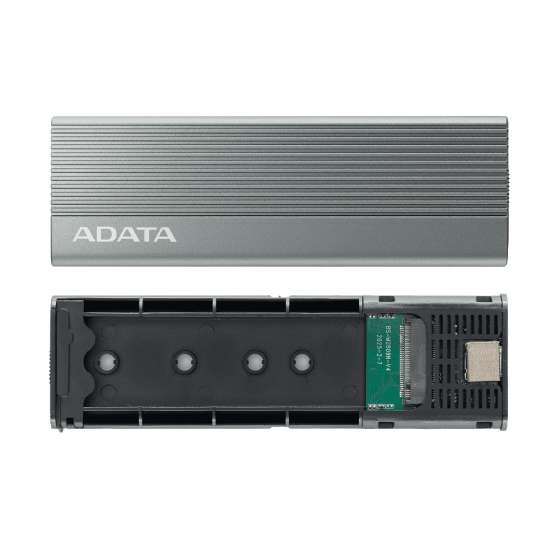 Зовнішня кишеня для накопичувача A-DATA EC680 для SSD M.2 PCIe USB3.2 Gen2 Type-C Gray Одеса