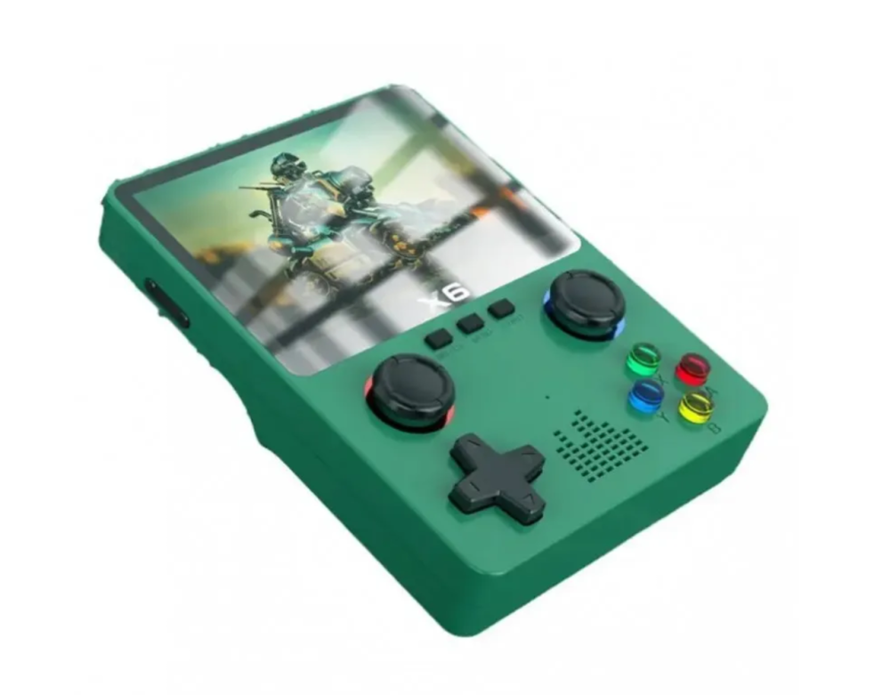 Портативна ретро-консоль X6 з 1000 іграми, 3,5" IPS-екран, microSD до 32 ГБ, батарея 1500 мАг Одеса - фото 7