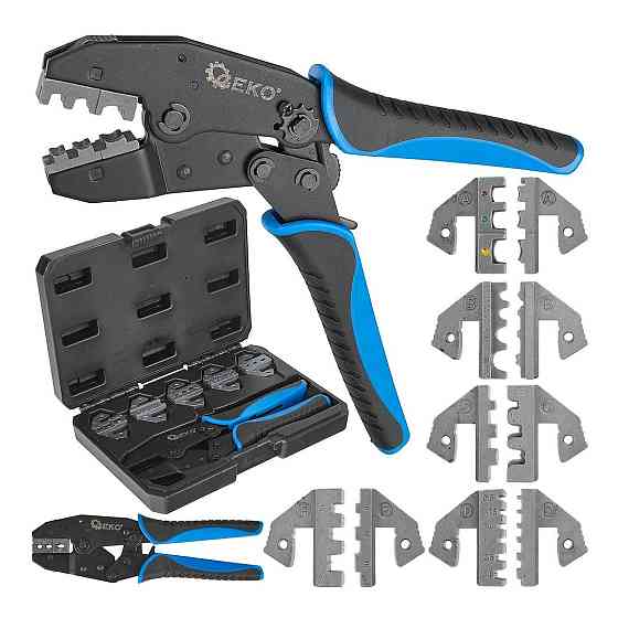 Затискач конекторів "GeKo" з 5 матрицями Київ