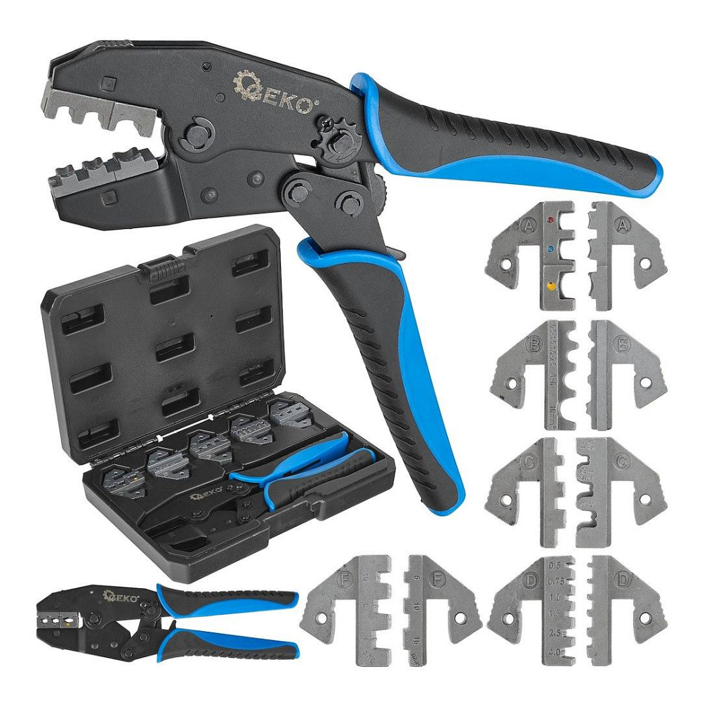 Затискач конекторів "GeKo" з 5 матрицями Київ - фото 1