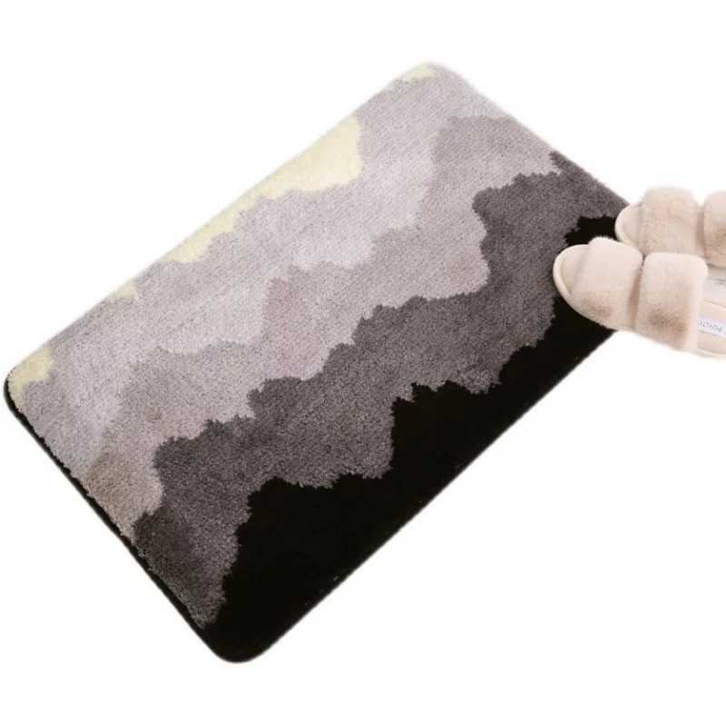 Коврик для ванной и душа на резиновой основе Bathlux 40x60 см, влаговпитывающий, мягкий плотный ворс Каменец-Подольский - изображение 1