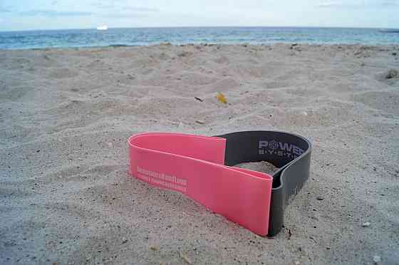 Еспандер петля гумка занять фітнесом пілатесом кросфітом реабілітації силових тренувань PS 4061 Pink 12 кг Київ