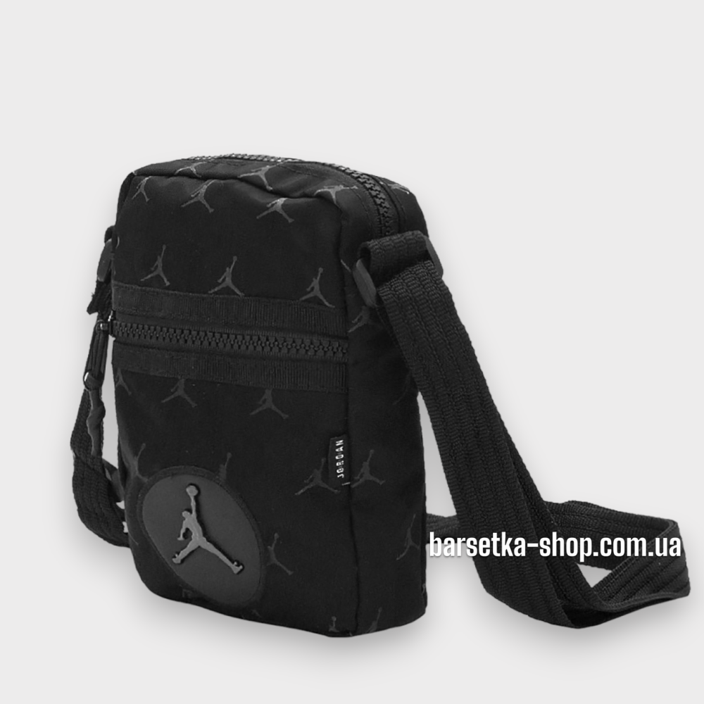 Сумка через плече Jordan 18*13 чорний Запоріжжя - фото 2