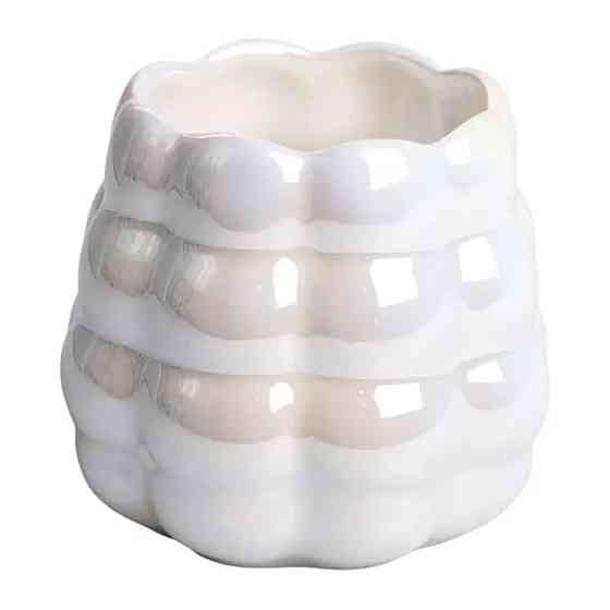 Yiwu Набір десертних виделок і ложок на 3 персони з підставкою з порцелянау 7 предметів Перламу Киев