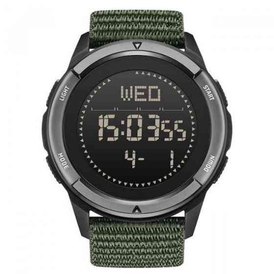 Чоловічий наручний тактичний годинник North Edge Alps з компасом (Зелений) Київ