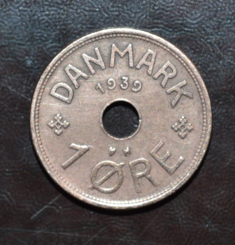 Дания 1 эре 1939 г Полтава - изображение 1